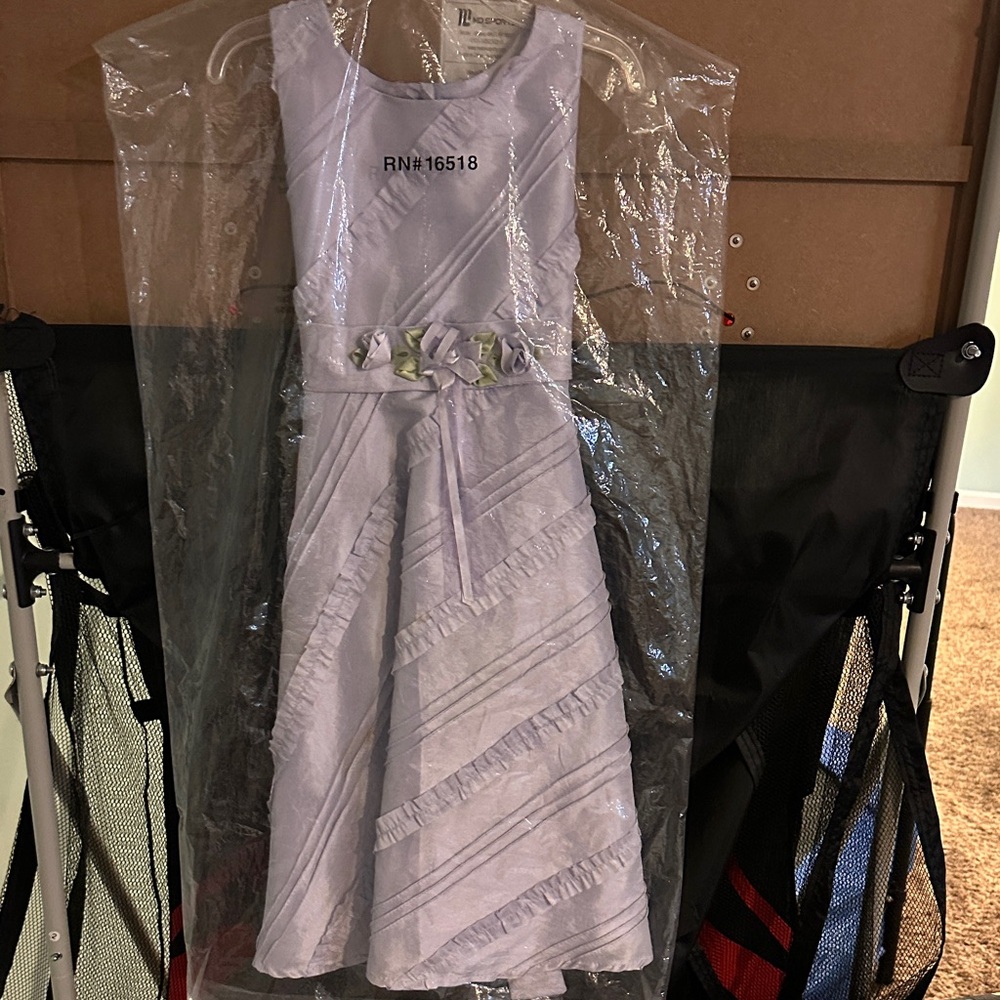 Youngland Light Purple Formal Dress for Kids